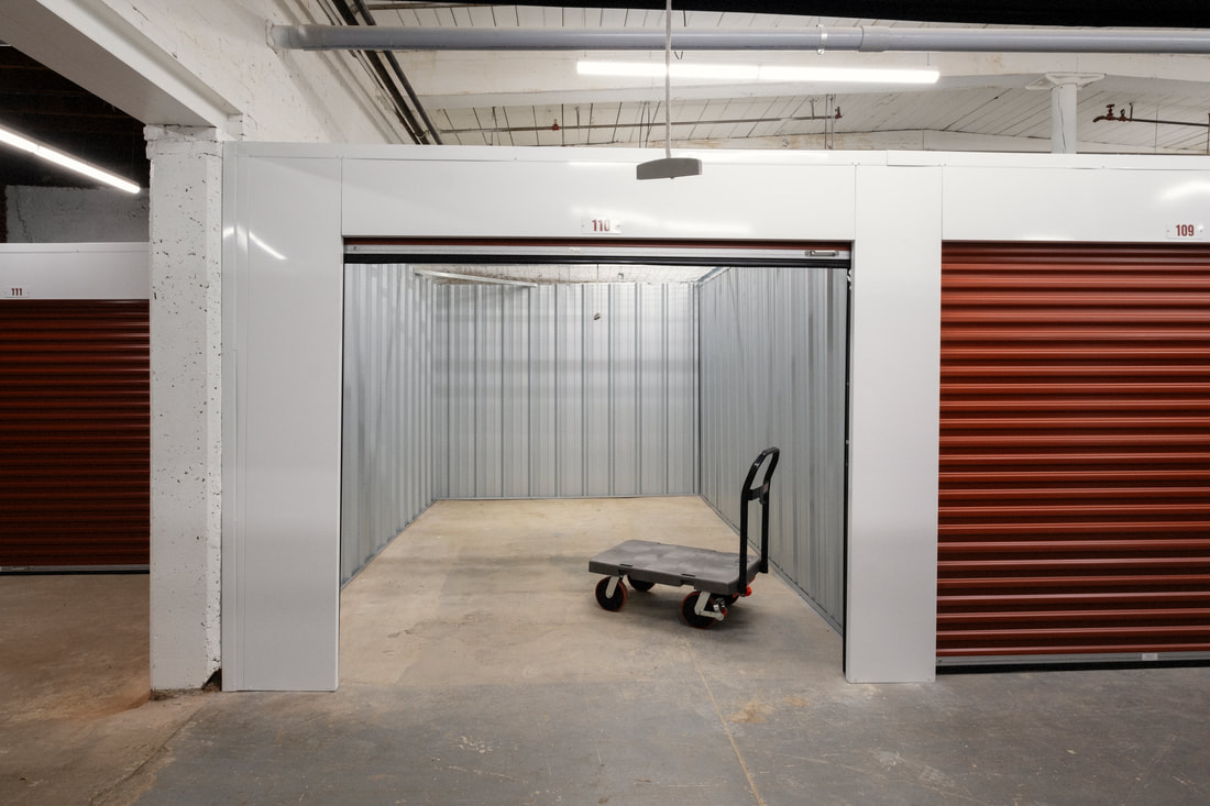 Make an aisle for easier navigation in your unit. 